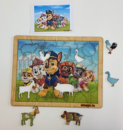 Fa puzzle gyerekeknek